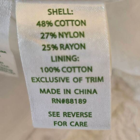 Lilly Pulitzer Women's Sleeveless Floral Lace Mini Dress White Gold Trim Size 00 - Picture 10 of 12